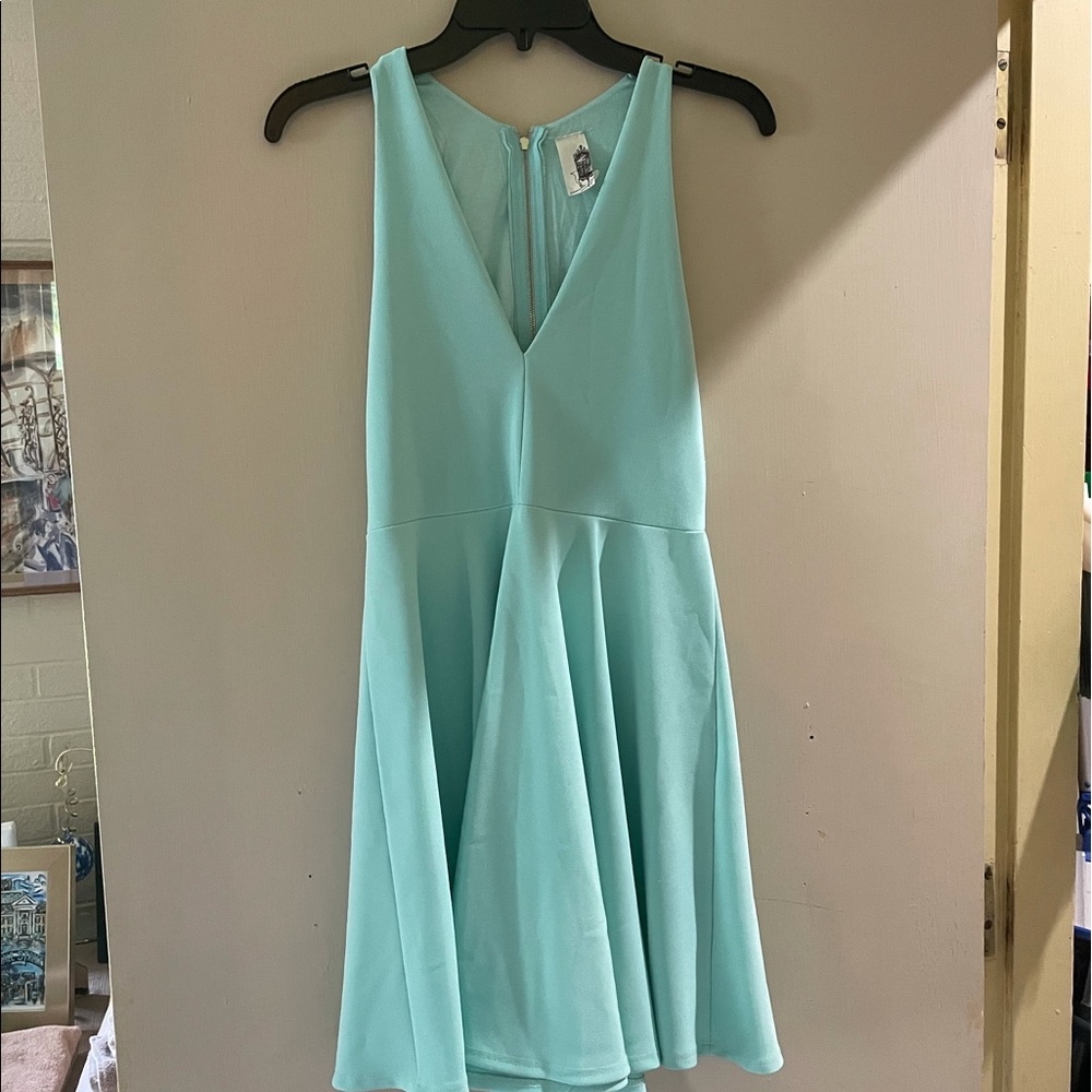 Teal dress